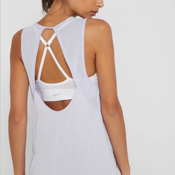 Nike studio open back tank Clearance